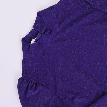 بلوزة حريمي أزرق من سالي